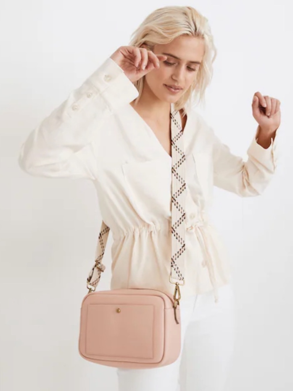 Madewell The Large Transport Camera Bag:
Webbing Strap Edition